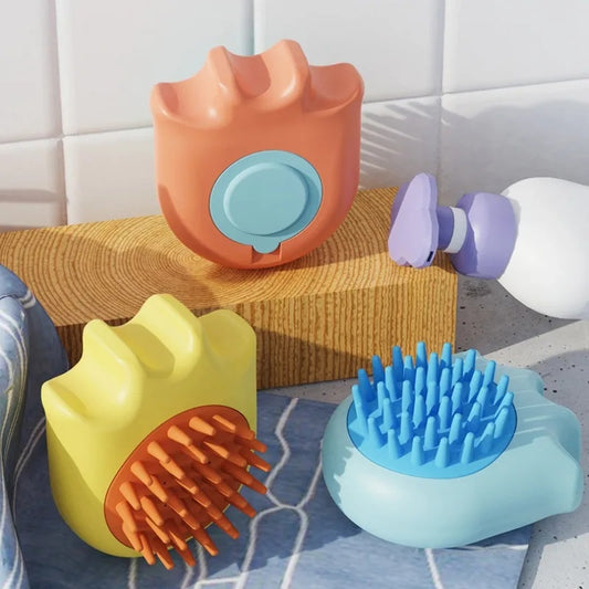 Pet Bath Brush Massage Brush Massage Comb Cat And Dog Bath Brush