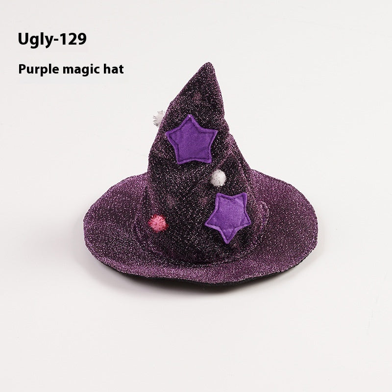 Pet Cat Dog Clothes Magic Cloak Hat